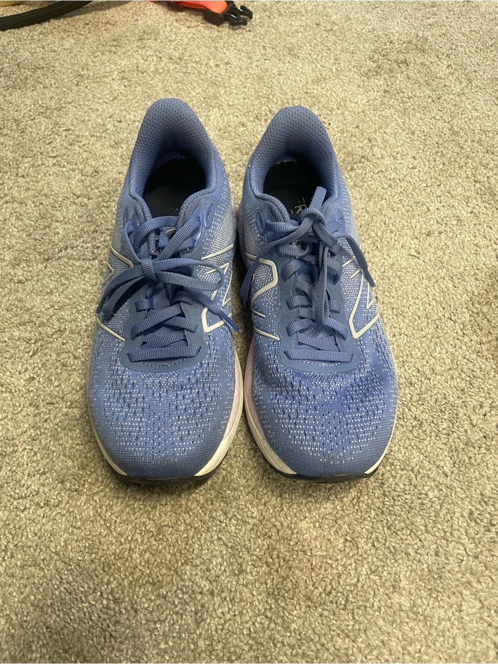 New Balance Women's Blue and Pink Gradient Running Sneakers - Picture 2 of 3